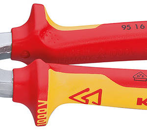 Кабелерез VDE, Ø 15 мм (50 мм²), длина 165 мм, хром, 2-комп диэлектрические ручки