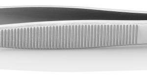 Пинцет позиционный, нерж, 122 мм, гладкие прямые губки