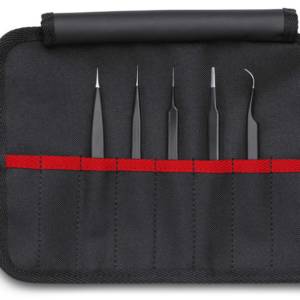 Набор пинцетов универсальных ESD, 5 пр., KN-92 2870/2871/2869/3875/5874