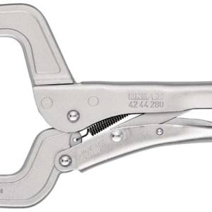 Зажим сварочный с вращаюмися губками, для больших заготовок с ребром до 40 мм, квадрат 90 мм, длина 280 мм