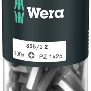 855/1 Z DIY 100 PZ 1 набор бит, 1/4" C6.3, 100 шт, PZ 1 x 25 мм