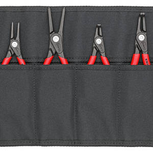 Набор щипцов прецизионных для внутренних и внешних стопорных колец, 8 пр.