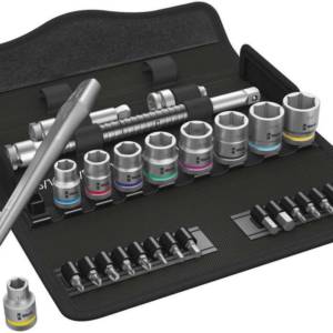 8100 SB 11 Zyklop Metal Switch набор с трещоткой, реверс, 3/8", 29 пр.