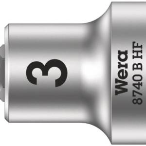 8740 B Hex-Plus HF Zyklop Головка торцевая с вставкой-битой с внешним шестигранником, 3/8", с фиксацией, 3 x 35 мм