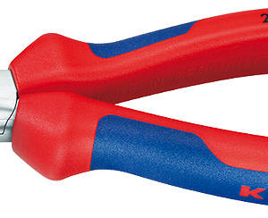 Плоскогубцы тупоносые, рифлённые губки 30 мм, длина 160 мм, хром, 2-комп ручки