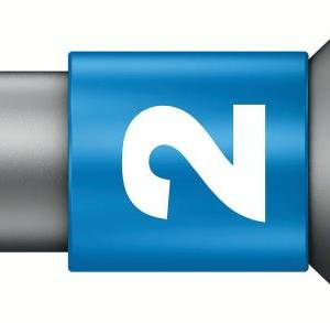 840/1 BTZ Hex-Plus бита торсионная с внешним шестигранником, 1/4" C6.3, 2 x 25 мм