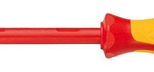 Отвёртка VDE Pozidriv PZ1 x 80 мм, длина 187 мм, диэлектрическая