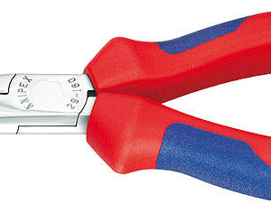 Плоскогубцы телефониста, плоскокруглые губки, 160 мм, хром, 2-комп ручки