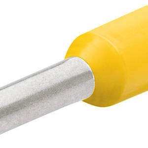 Гильзы контактные изолированные DIN 46228-4 (НШВИ), жёлтые, 25.00 мм², 50 шт, 32 мм, DIN 46228-4