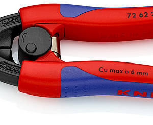 Бокорезы для реза вплотную мягкого металла и пластика, губки 20°, пружина, 200 мм, фосфатированные, 2-комп ручки