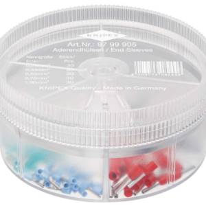 Набор изолированных контактных гильз, 0.25 мм² 30 шт, 0.34 мм² 30 шт, 0.5 мм² 30 шт, 0.75 мм² 30 шт,