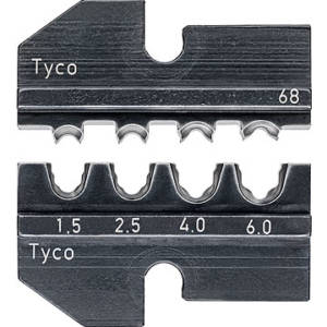Плашка опрессовочная: штекеры Solar (Tyco), 1.5-6.0 мм², 4 гнезда