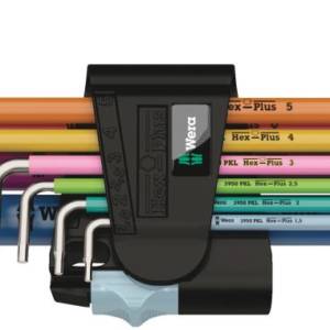 3950/9 SPKL Hex-Plus Multicolour Stainless 1 Набор Г-образных ключей, нерж., с шаром, 9 пр., 1.5/2/2.5/3/4/5/6/8/10 мм