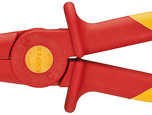 Длинногубцы плоские VDE из армированного фиберглассом пластика, 220 мм, диэлектрические