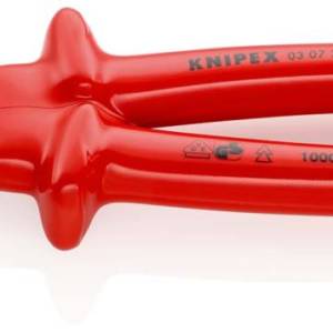 Плоскогубцы комбинированные VDE, 250 мм, хром, обливные диэлектрические ручки