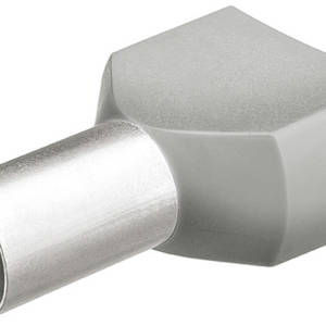 Гильзы контактные сдвоенные изолированные (НШВИ), фосфатированные, 2×4.00 мм², 100 шт, 23 мм