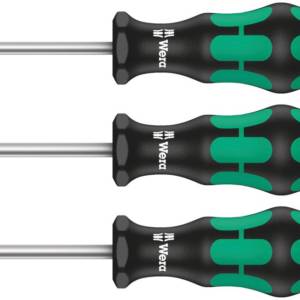 395 HO/3 Kraftform Набор отвёрток торцевых, с полым стержнем, 3 пр., HEX 10.0×90/13.0×90/7/16"x90