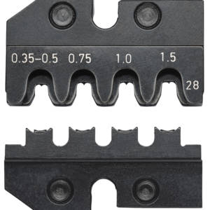 Плашка опрессовочная: штекеры AMP Superseal 1.5 Tyco Electronics, 0.35-0.5/0.75/1/1.5 мм², 4 гнезда