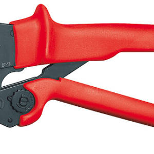 Пресс-клещи, 4 гнезда, штекеры открытые неизолированные 2.8/4.8 мм, 0.1-2.5 мм², длина 250 мм