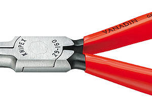Плоскогубцы телефониста, плоские губки, 160 мм, фосфатированные, обливные ручки