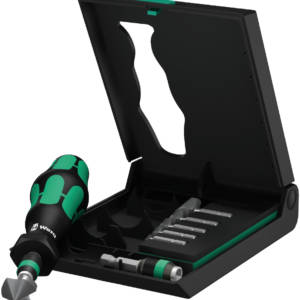 846/8 Набор бит-зенкеров конических трёхканавочных 90° с отвёрткой-битодержателем и битодержателем R