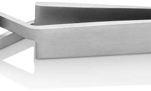 Пинцет прецизионный крестовидный, нерж, 120 мм, гладкие прямые тупые губки