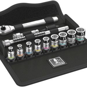 8100 SA 12 HF Zyklop Metal Switch набор с трещоткой, реверс, 1/4", 13 пр.