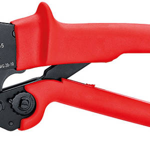 Пресс-клещи, 3 гнезда, штекеры открытые неизолированные 4.8/6.3 мм, 0.5-6.0 мм², длина 250 мм