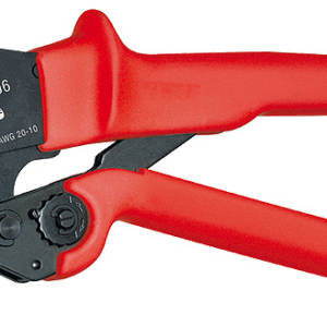 Пресс-клещи, 3 гнезда, изолированные кабельные наконечники и штекеры, 0.5-6.0 мм², длина 250 мм, SB