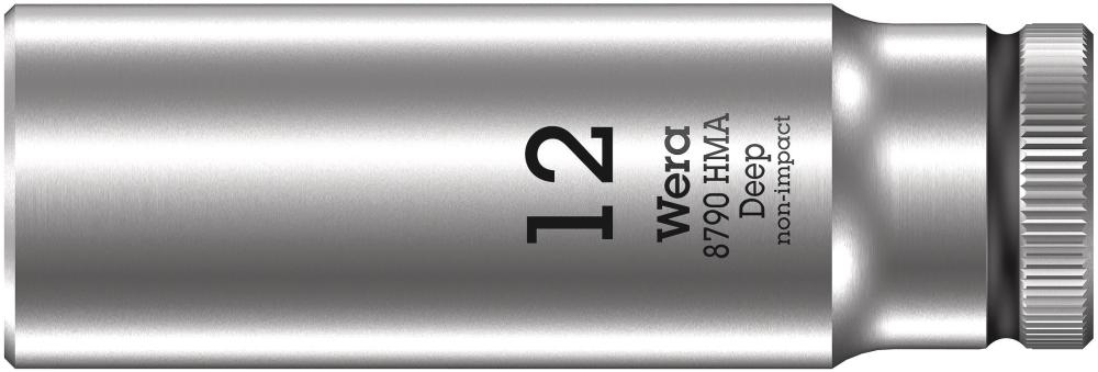 8790 HMA Deep Головка торцевая 6-гранная, 1/4", глубокая, 12 x 50 мм
