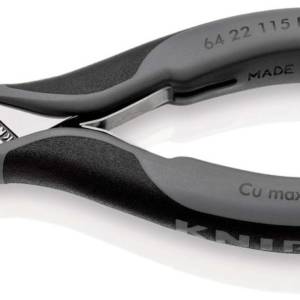 Кусачки торцевые для электроники ESD, маленькая фаска, узкие губки, 115 мм, 2-комп антистатические ручки