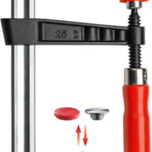 TG60S14 Струбцина чугунная 600/140, 6 кН, деревянная ручка