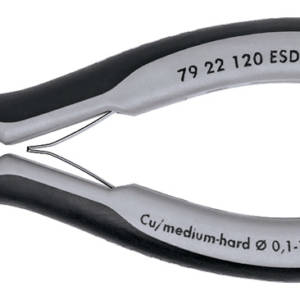 Бокорезы прецизионные ESD, маленькая головка, 120 мм, 2-комп антистатические ручки…1