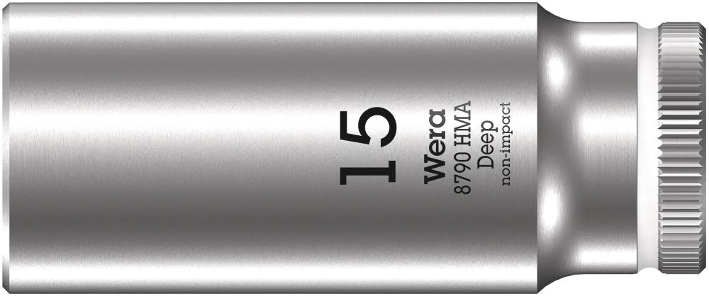 8790 HMA Deep Головка торцевая 6-гранная, 1/4", глубокая, 15 x 50 мм