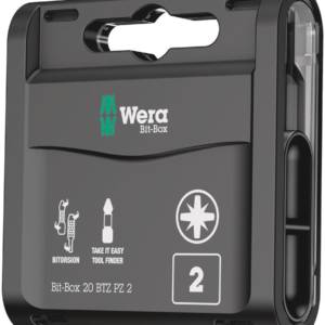 855/1 BTZ Bit-Box 20 PZ 2 набор бит торсионных, 1/4" C6.3, PZ 2 x 25 мм, 20 шт