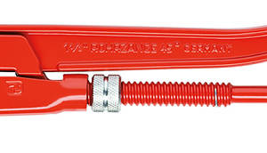 Ключ трубный 1 1/2" шведского типа, прямые губки 45°, зев 60 мм, длина 430 мм