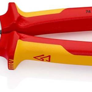 Бокорезы особо мощные VDE, 250 мм, хром, 2-комп диэлектрические ручки, проушина для страховки