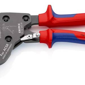 Кабелерез c трещоткой, для кабелей со стальной сердцевиной, ACSR Ø 32 мм (MCM 477, 1 1/4"), длина 34