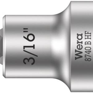 8740 B Hex-Plus HF Zyklop Головка торцевая с вставкой-битой с внешним шестигранником, 3/8", с фиксацией, 3/16" x 35 мм