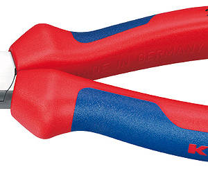 Плоскогубцы тупоносые, рифлённые губки 30 мм, длина 160 мм, фосфатированные, 2-комп ручки рукоятки, SB