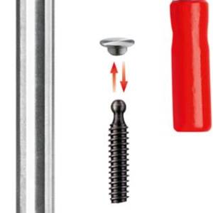 TGK125 Струбцина чугунная 1250/120, 7 кН, деревянная ручка, для высоких нагрузок