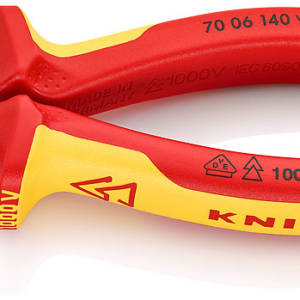 Бокорезы VDE, 140 мм, хром, 2-комп диэлектрические ручки