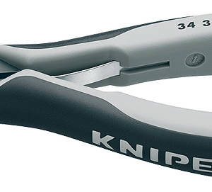 Плоскогубцы захватные прецизионные для электроники ESD, острые круглые губки, 130 мм, 2-комп антиста