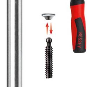 TGK125-2K Струбцина чугунная 1250/120, 7 кН, 2К ручка