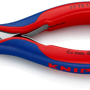 Бокорезы для электроники, острая маленькая головка, 115 мм, 2-комп ручки