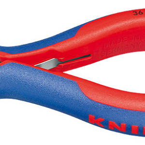 Плоскогубцы захватные монтажные для электроники, для опрессовки и обреза деталей на 1.6 мм, 125 мм