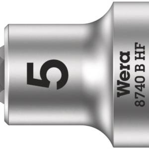 8740 B Hex-Plus HF Zyklop Головка торцевая с вставкой-битой с внешним шестигранником, 3/8", с фиксацией, 5 x 35 мм