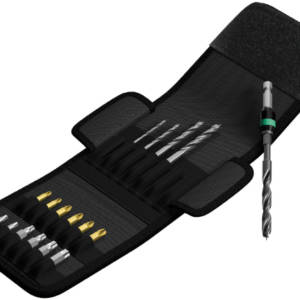 849/855/867/18 Набор бит-свёрл спиральных по дереву и набор бит с битодержателем Rapidaptor, 18 пр., 1/4" C6.3 PZ/TX, свёрла HSS 3/4//5/6/8