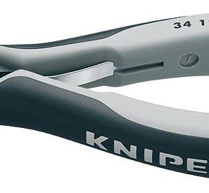 Плоскогубцы захватные прецизионные для электроники ESD, плоские широкие губки, 130 мм, 2-комп антист