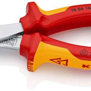 Бокорезы особо мощные VDE, 160 мм, хром, 2-комп диэлектрические ручки